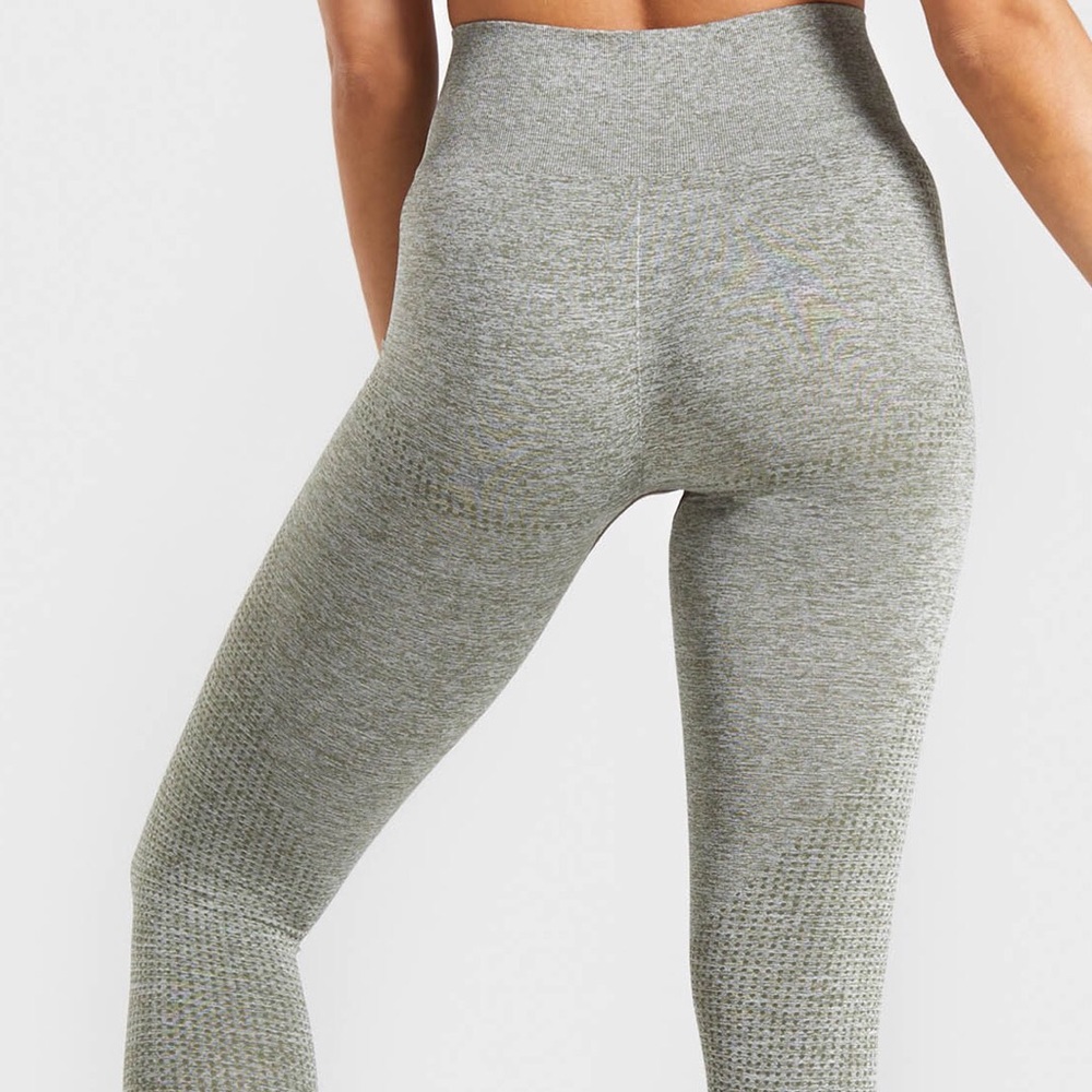 Gymshark Vital Seamless Leggings Khaki Marl